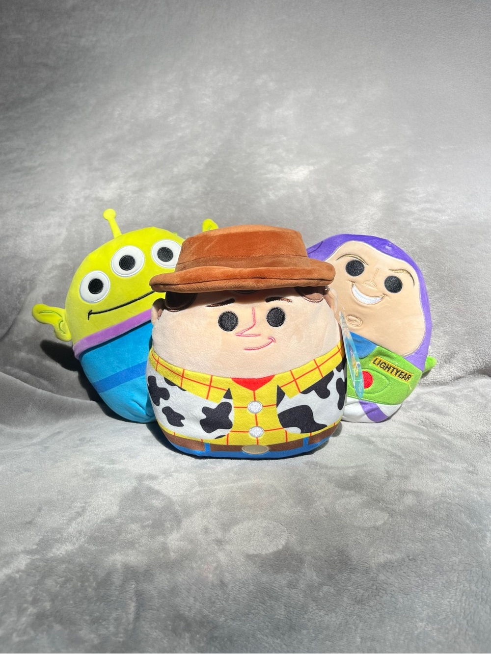 Disney Toy Story Squishmallows Buzz Lightyear, Alien & Woody Plush Set NWT